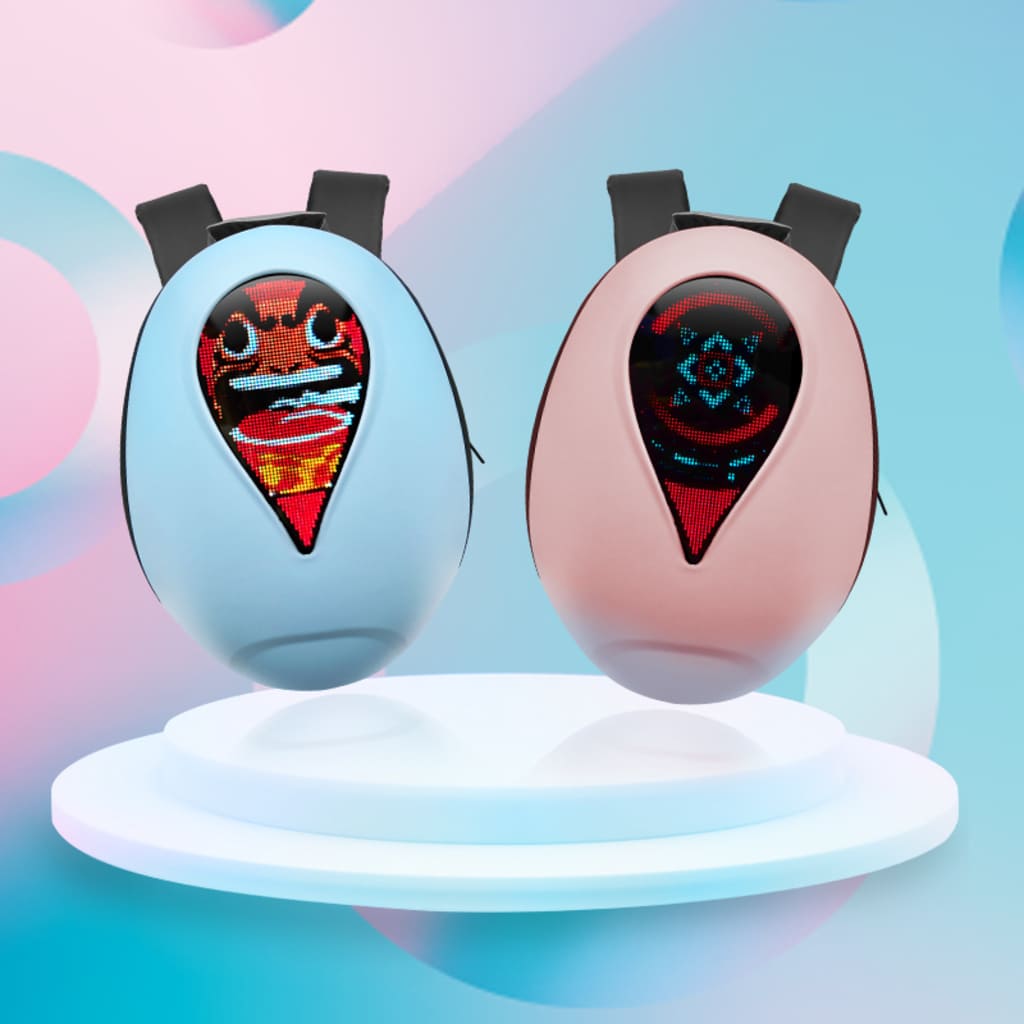 Ocean Heart LED Backpack